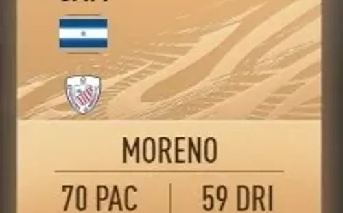 La carta de Jaime Moreno en FIFA 21 (Foto: Futhead)