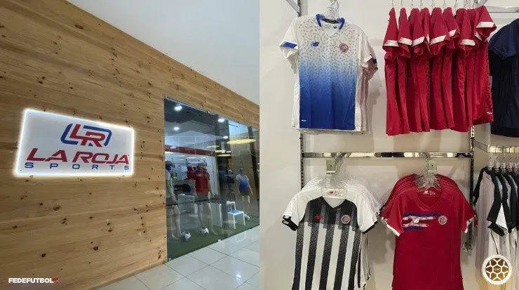 La Roja Sports es la tienda autorizada de los productos oficiales de la Selección de Costa Rica (Fedefut CR)