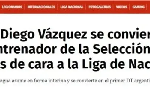 La primicia de Diario Diez: Diego Vázquez, nuevo entrenador de la Selección de Honduras