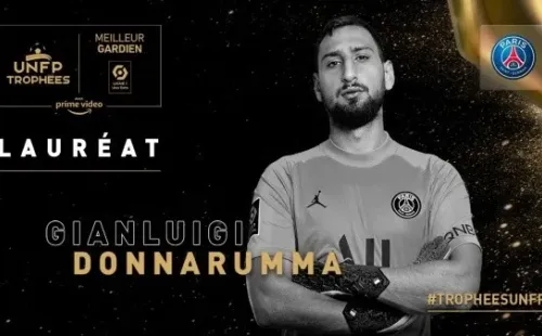 Donnarumma fue elegido el mejor portero de la Ligue 1.