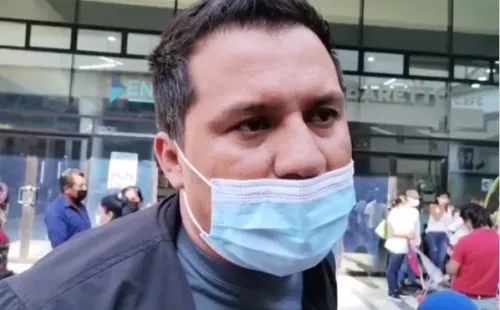 Amarini Villatoro habló ni bien llegó al aeropuerto de Guatemala.
