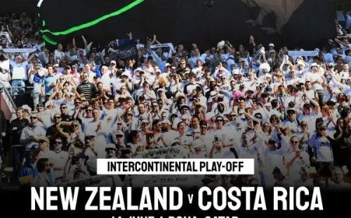 Nueva Zelanda también anunció la venta de boleto para el juego de repechaje ante Costa Rica (Federación NZ)