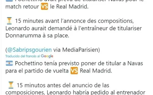 La publicación de Media Parisien sobre la situación vivida en Madrid
