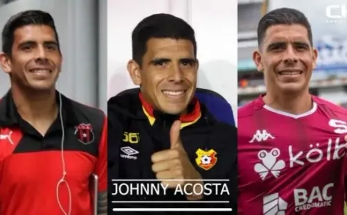 Acosta ha jugado en los tres clubes más grandes de Costa Rica.
