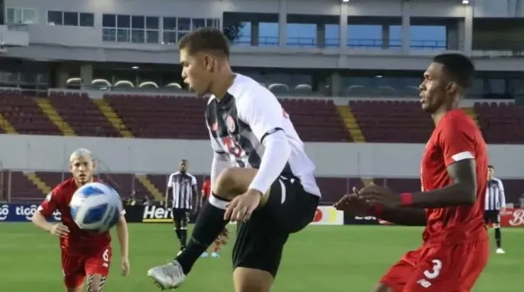 Brandon Aguilera fue estalar en la formación de este jueves ante Panamá (Tigo Sports)