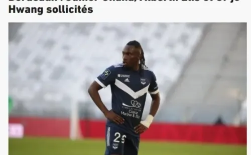 La publicación de L'Equipe advirtiendo que hay interés por Alberth Elis, entre otros jugadores del Girondins (Foto: L'Equipe)