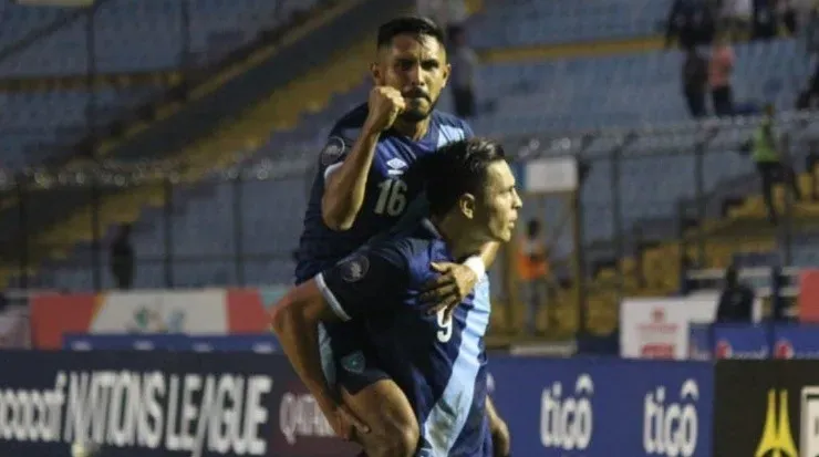 Guatemala celebró el triunfo este lunes (Fedefut Guate)