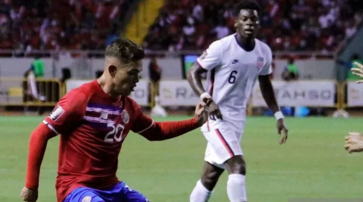 Aguilera ya suma minutos con la selección mayor de Costa Rica. (Getty Images)