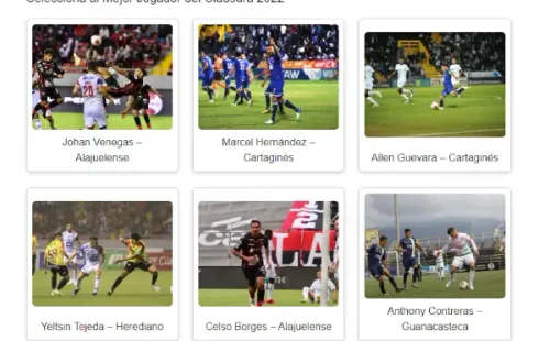 Nominados a Mejor Jugador