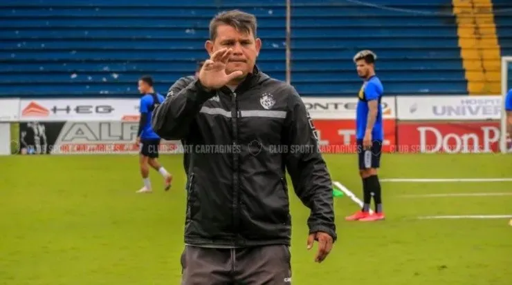 Géiner Segura, técnico campeón con Cartaginés y antiguo asistente técnico de Alajuelense (CSC)