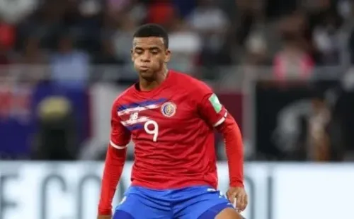 Jewison Bennette con la Selección de Costa Rica Sub-20