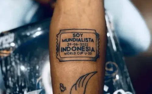 El tatuaje de Figo Montaño tras clasificar con Guatemala al Mundial de Indonesia 2023