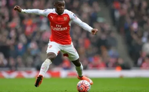 Joel Campbell con Arsenal.