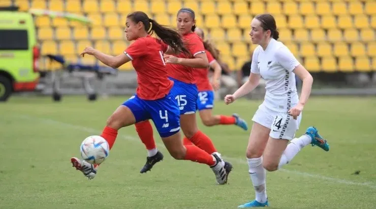 La Sele sub 20 de Costa Rica en juego amistoso ante Nueva Zelanda (Fedefut CRC)