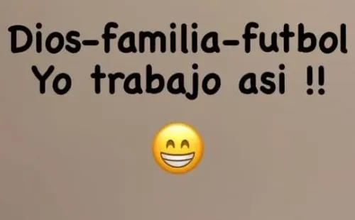 La publicación de Keylor Navas en sus redes sociales.