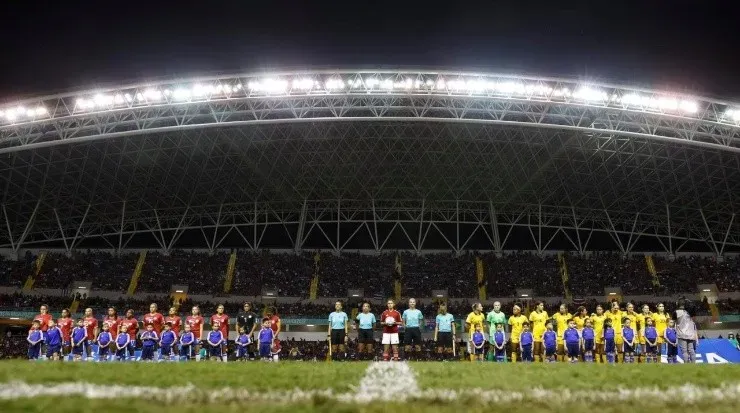 Partido inaugural de este miércoles entre Costa Rica y Australia (Fedefut)