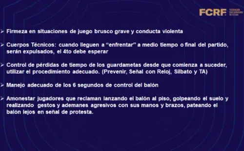 Nuevas directrices arbitrales (Fedefut CRC)