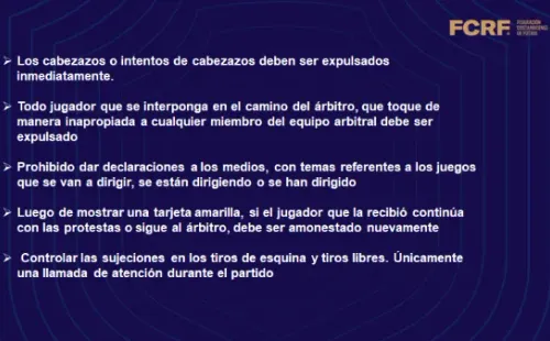 Nuevas directrices arbitrales (Fedefut CRC)