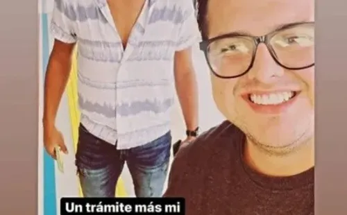 Publicación en las redes de Marcel Hernández