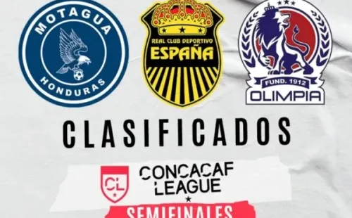 Los representantes catrachos en semifinales de la Liga Concacaf 2022 (Foto: Fenafuth)