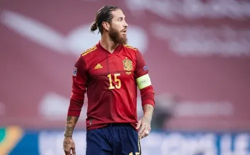Sergio Ramos con la Selección de España / Getty