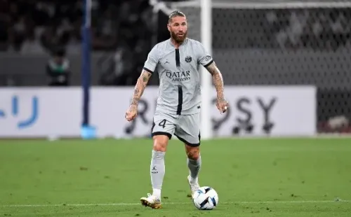 Sergio Ramos con la camiseta del PSG / Getty