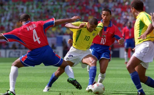 Costa Rica vs Brasil en el Mundial de 2002