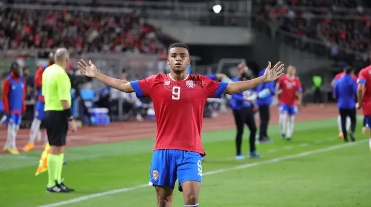 Bennette anotó sus primeros dos goles con La Sele este viernes ante Corea (Fedefut CRC)