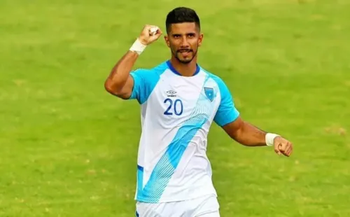 Gerardo Gordillo con la Selección de Guatemala