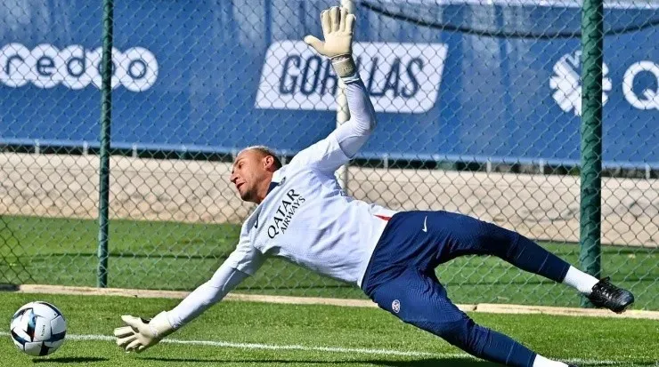 Navas no ha tenido minutos con su club durante esta temporada (Keylor Navas, Facebook)