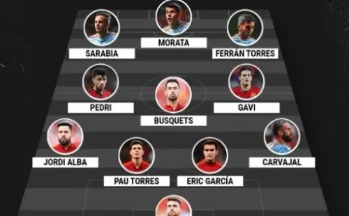 Así formaría hoy España ante Costa Rica en Qatar 2022