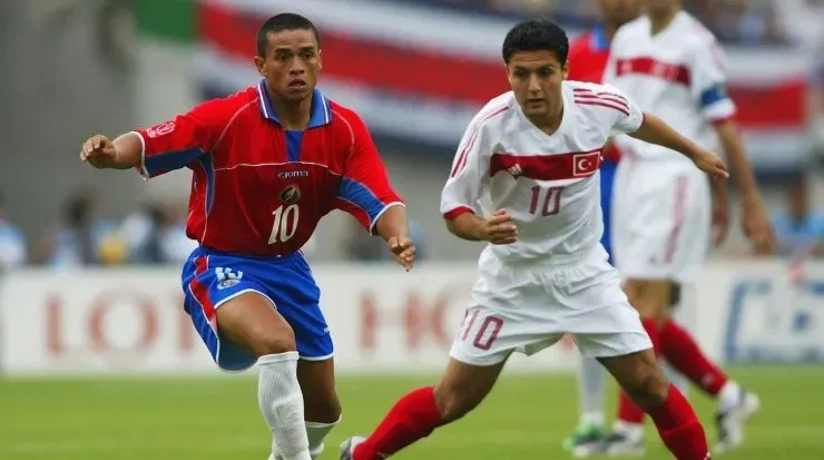 Walter “Paté” Centeno en el Mundial de Corea-Japón 2002 (getty)