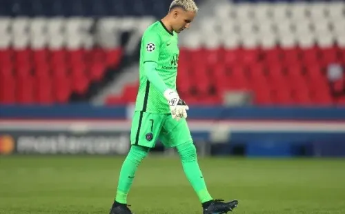 Keylor Navas en Champions con el PSG / Getty
