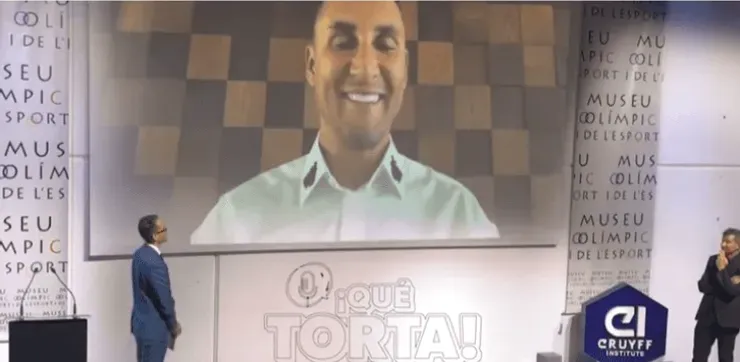 Navas recibió los honores de forma virtual (Keylor Navas, Instagram)