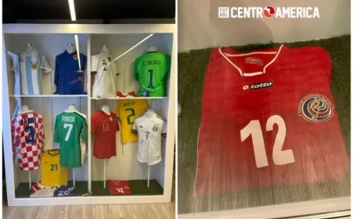 Vitrina del museo del Betis con camiseta de Campbell (Foto: FCA)