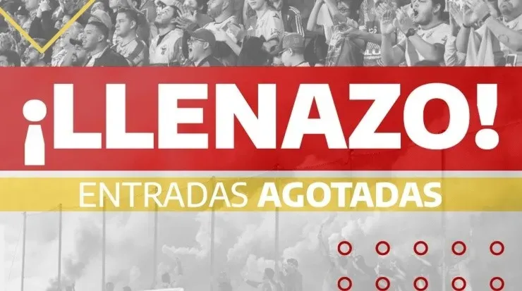 Así anunció el Team la venta del 100% de su boletos (CSH)