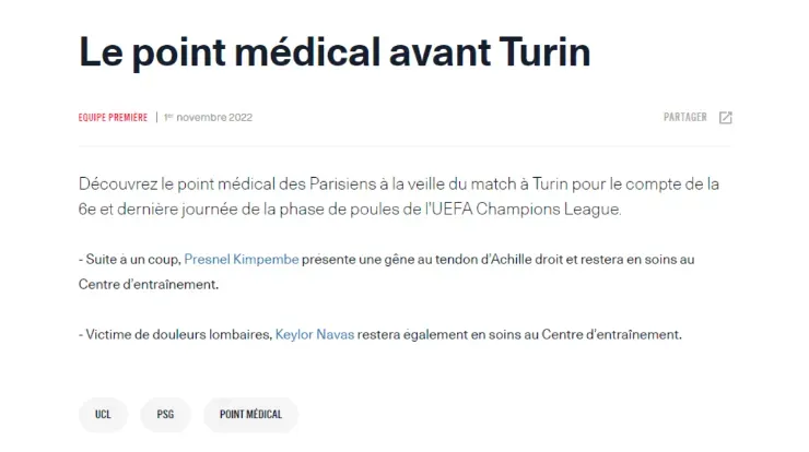 'Víctima de dolores lumbares, Keylor Navas también permanecerá bajo cuidado en el centro de entrenamiento' (Foto: PSG)