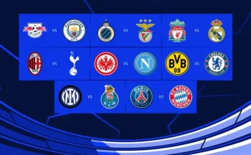 Así quedaron los enfrentamientos de los Octavos de Final en la UEFA Champions League