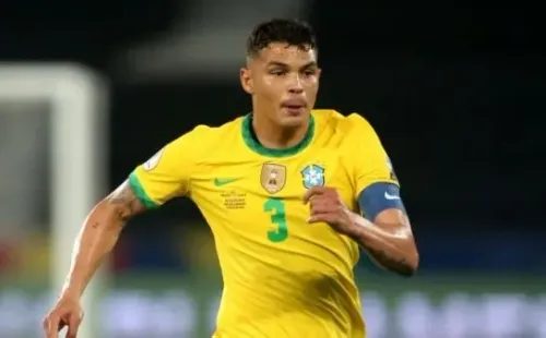 Thiago Silva con la Selección de Brasil