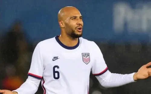 John Brooks , defensor del Benfica de la Primeira Liga de Portugal