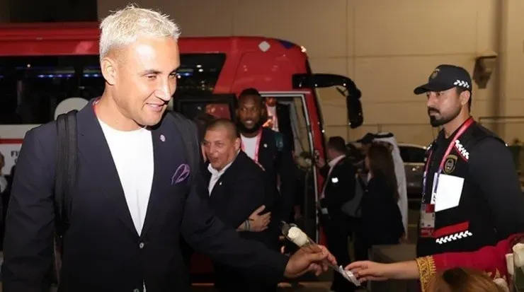 Keylor Navas y la sele llegaron este viernes a suelo Qatarí (Fedefut CRC)