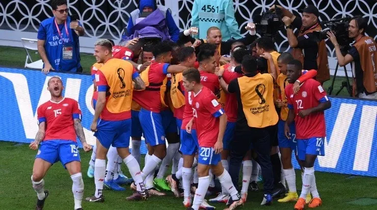 La Sele celebró por todo lo alto el gol y el triunfo ante Japón (Getty)