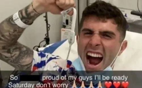 Mensaje deChristian Pulisic en redes sociales