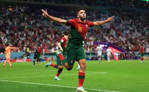 Gonçalo Ramos con la Selección de Portugal / Getty
