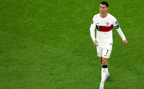 Cristiano Ronaldo se despidió del Mundial de Qatar 2022 / Getty
