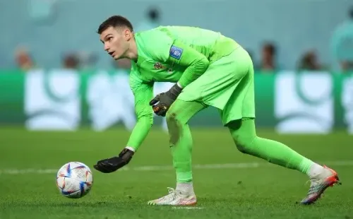 El arquero de Croacia, Dominik Livakovic / Getty