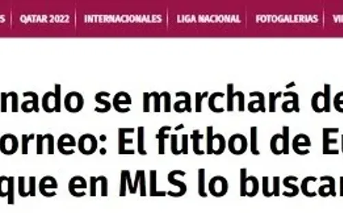 La nota de Diario Diez respecto a las ofertas por Denil Maldonado.