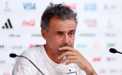 Luis Enrique, entrenador de España durante Qatar 2022 (Foto: Getty)