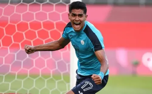Luis Palma con la Selección Olímpica de Honduras (Foto: Getty)