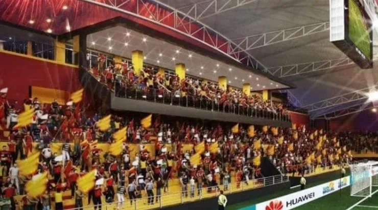 La obras del nuevo estadio florense se encuentran detenidas (CSH)